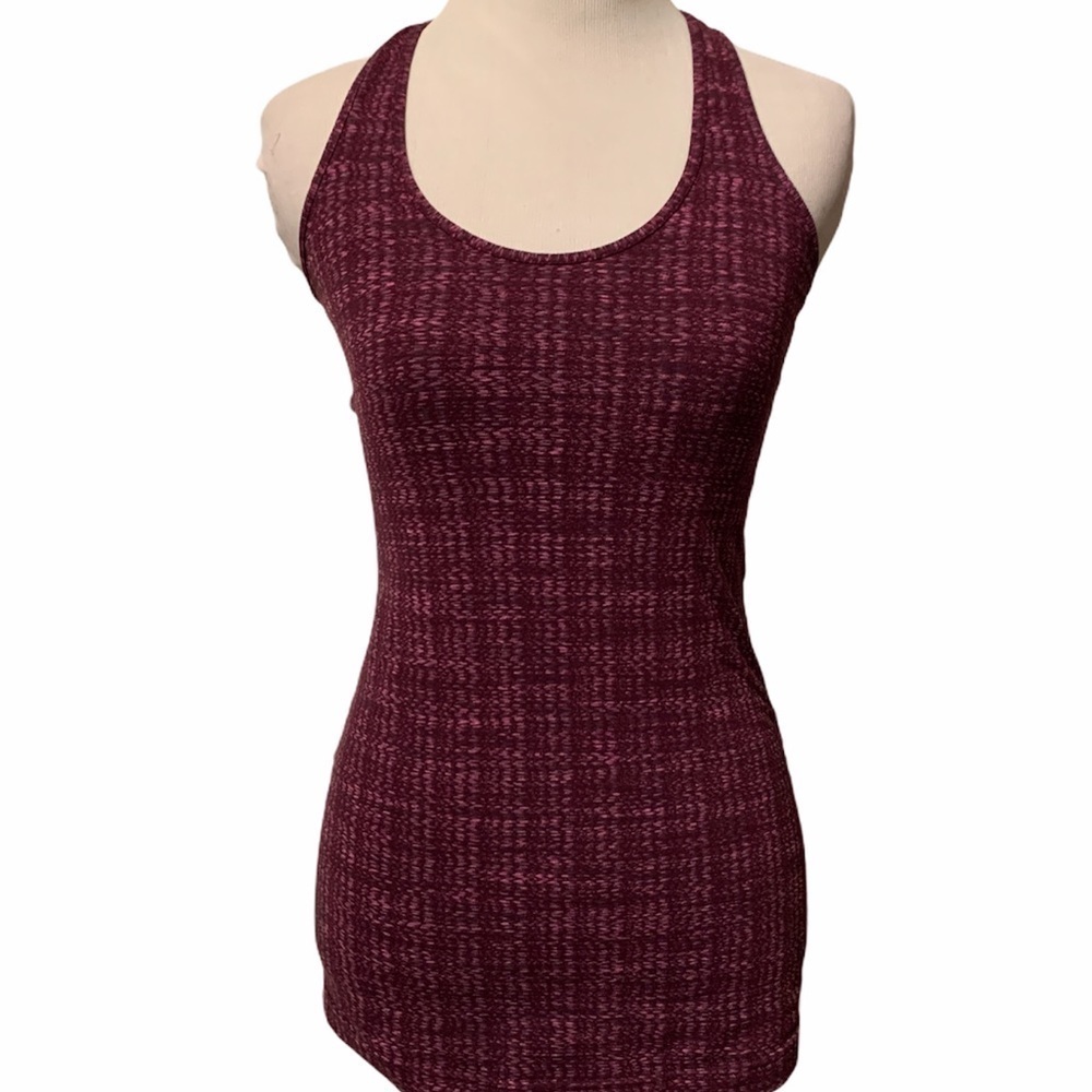Lululemon ziggy wee cool racerback tank, burgundy